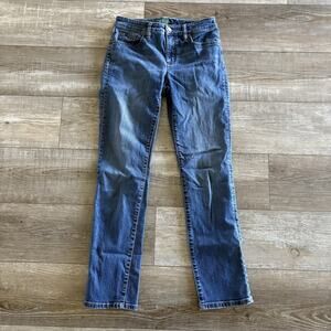 LRL Lauren Jeans Co. Ralph Lauren Size 2 (27x29) Blue‎ Skinny Modern Curvy Denim